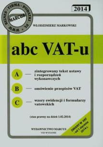 Okładka książki ABC VAT-u 2014