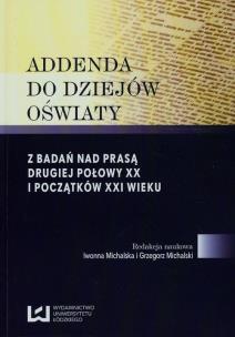 Opakowanie Addenda do dziejów oświaty