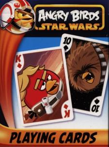 Opakowanie Angry Birds Star Wars. Karty do gry Cartamundi