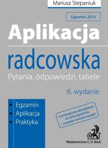 Okładka książki Aplikacja radcowska