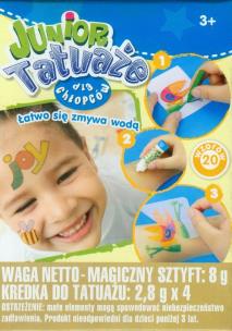 Opakowanie Aqua Studio Junior Tatuaże dla chłopców