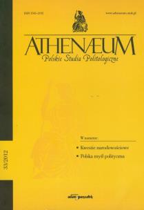 Opakowanie Athenaeum Polskie studia polityczne 33/2012