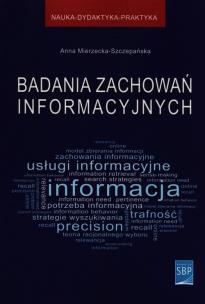 Okładka książki Badania zachowań informacyjnych