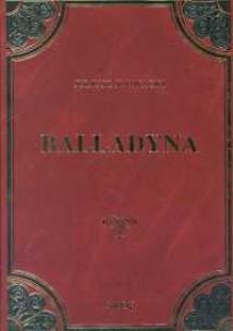 Okładka książki Balladyna skóra tw. oprawa GREG