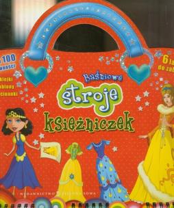 Okładka książki Baśniowe stroje księżniczek (czerwona)