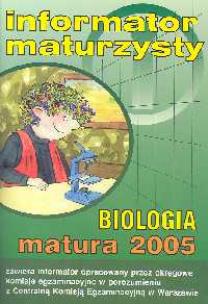 Opakowanie Biologia Matura 2005