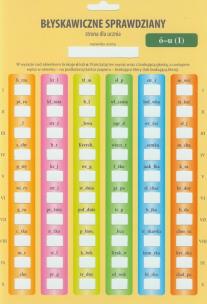 Opakowanie Błyskawiczne sprawdziany ó - u 1