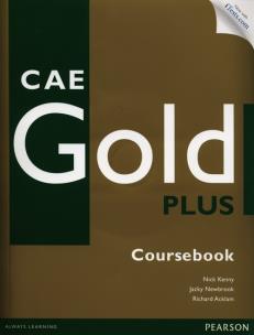Okładka książki CAE Gold Plus Coursebook z płytą CD i kodem iTests