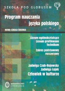 Okładka książki Człowiek w kulturze Program nauczania języka polskiego Zakres podstawowy rozszerzony