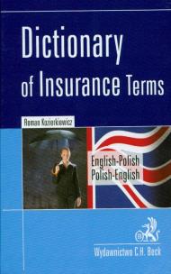 Okładka książki Dictionary of insurance terms angielsko-polski polsko-angielski