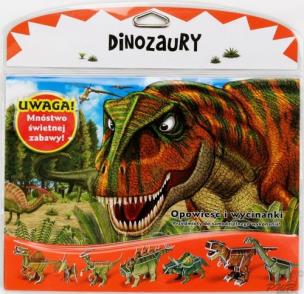 Okładka książki Dinozaury - opowieść i wycinanki
