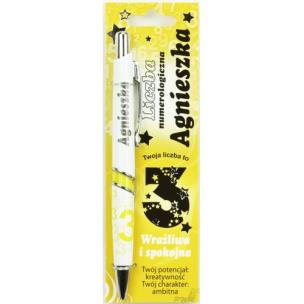 Opakowanie Długopis Numerologiczny - Agnieszka 3