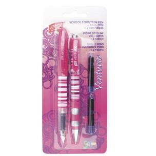 Opakowanie Długopis+Pióro Niebieski