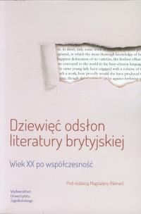 Okładka książki Dziewięć odsłon literatury brytyjskiej