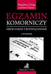 Okładka książki Egzamin komorniczy Zbiór zadań z rozwiązaniami