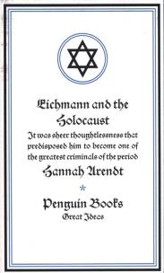 Okładka książki Eichmann and the Holocaust