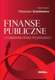 Okładka książki Finanse publiczne z elementami prawa podatkowego
