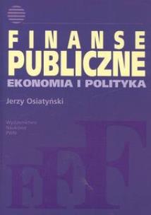 Okładka książki Finanse publiczne