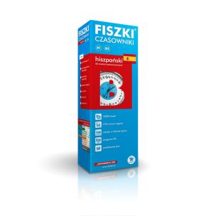 Okładka książki Fiszki Język hiszpański Czasowniki dla  średnio zaawansowanych