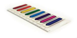 Opakowanie Flagi transp strzałki 6716 45x12 120s 8 kolorów