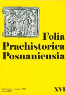 Opakowanie Folia Prahistorica Posnaniensia tom XVI