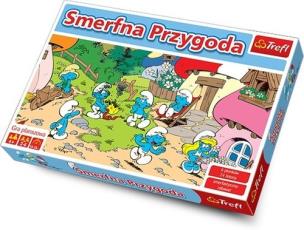 Okładka książki Gra - Smerfy Smerfna Przygoda TREFL