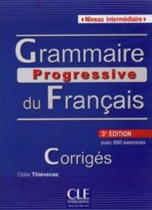 Okładka książki Grammaire progressive du Francais intermediaire 3ed klucz