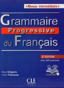Okładka książki Grammaire progressive du Francais intermediaire 3ed książka + CD audio
