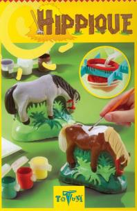 Okładka książki Hippique Odlewanie z gipsu Konie