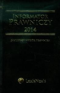 Opakowanie Informator Prawniczy 2014 B6 czarny
