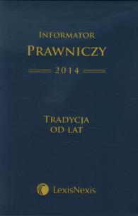 Opakowanie Informator Prawniczy 2014 Tradycja od lat B6 granatowy