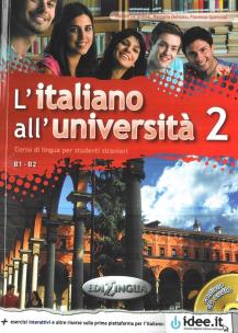 Okładka książki Italiano all'Universita 2 Podręcznik z ćwiczeniami + CD audio