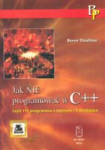 Okładka książki Jak nie programować w C++