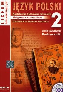 Okładka książki Język polski 2 Podręcznik Kształcenie kulturalno-literackie Zakres rozszerzony