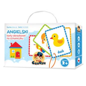 Okładka książki Karty obrazkowe na sznureczku - Angielski