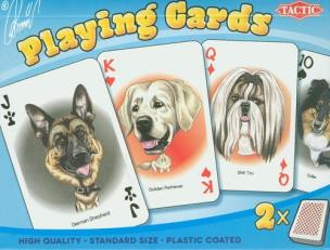 Opakowanie Karykatury Psów - 2 talie kart do gry