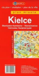 Opakowanie Kielce Plan miasta w skali 1:15 000