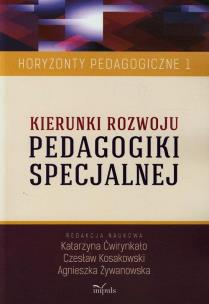 Okładka książki Kierunki rozwoju pedagogiki specjalnej Impuls