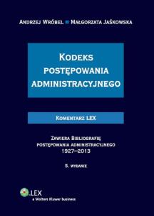Okładka książki Kodeks postępowania administracyjnego Komentarz