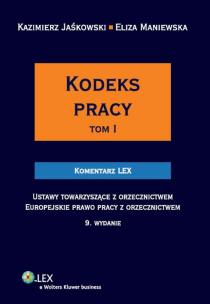 Okładka książki Kodeks pracy Komentarz