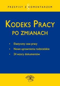 Okładka książki Kodeks pracy po zmianach