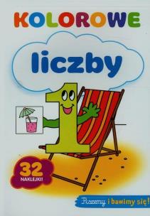 Okładka książki Kolorowe liczby Piszemy i bawimy się