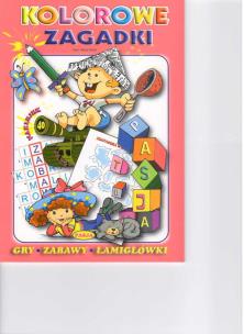 Okładka książki Kolorowe zagadki PASJA