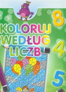 Okładka książki Koloruj według liczb 6 ALEX