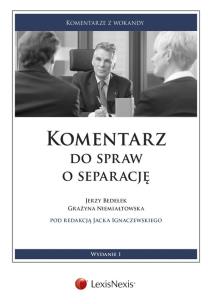 Okładka książki Komentarz do spraw o separację