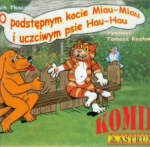 Okładka książki Komiks - O podstępnym kocie Miau-Miau...