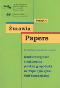Okładka książki Konkurencyjność strukturalna polskiej gospodarki na wspólnym rynku Unii Europejskiej