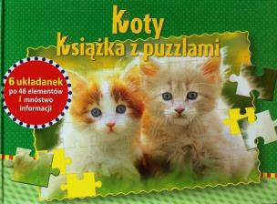 Opakowanie Koty Książka z puzzlami