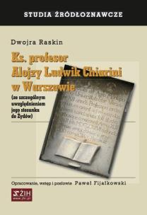 Okładka książki Ks. profesor Alojzy Ludwik Chiarini w Warszawie