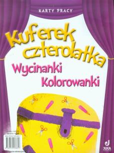 Okładka książki Kuferek Czterolatka Wycinanki wyd.2012 JUKA